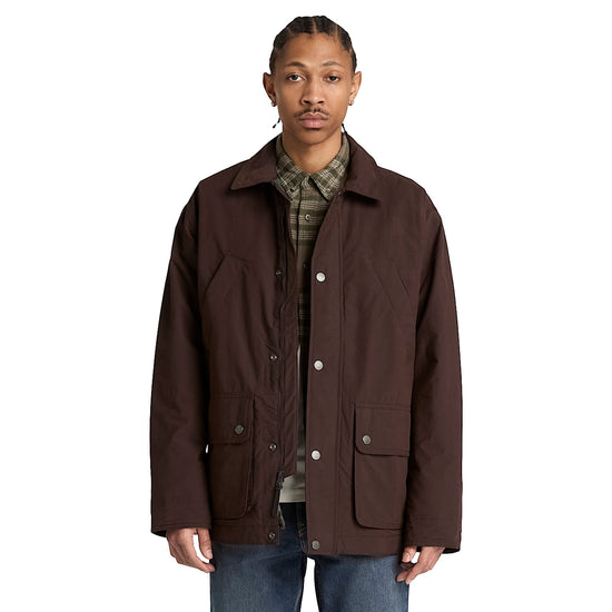 Giacca Uomo Field Termica Wenham Marrone modello frontale