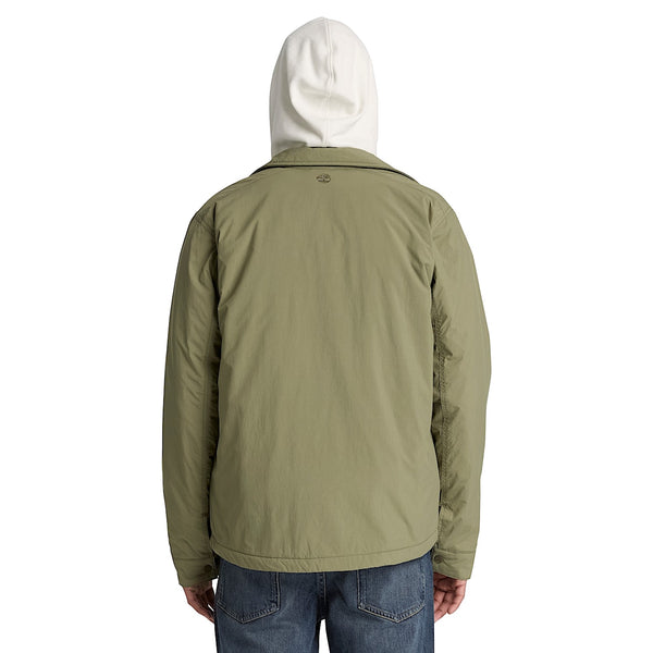 Giacca Uomo isolante e idrorepellente verde modello retro
