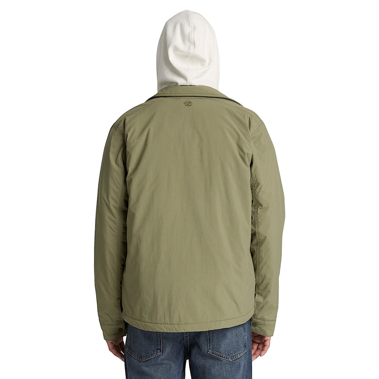 Giacca Uomo isolante e idrorepellente verde modello retro