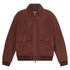 Bomber Uomo in pelle marrone