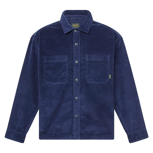 Overshirt Uomo in velluto a coste Blu scuro