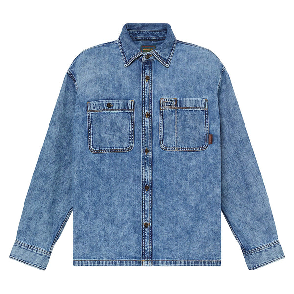 Camicia Uomo in denim con tasche