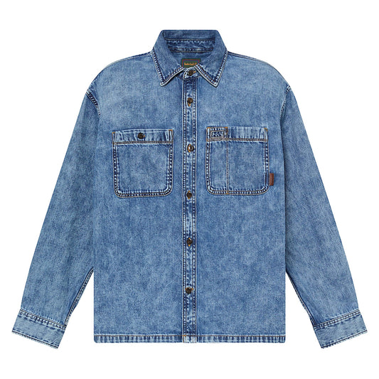 Camicia Uomo in denim con tasche