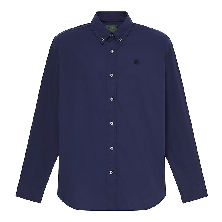 Camicia Uomo in popeline Blu scuro
