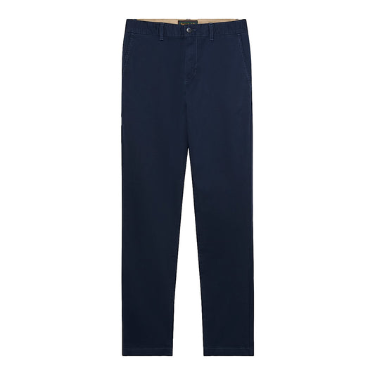 Pantaloni Uomo Chino Claremont gamba dritta Blu scuro