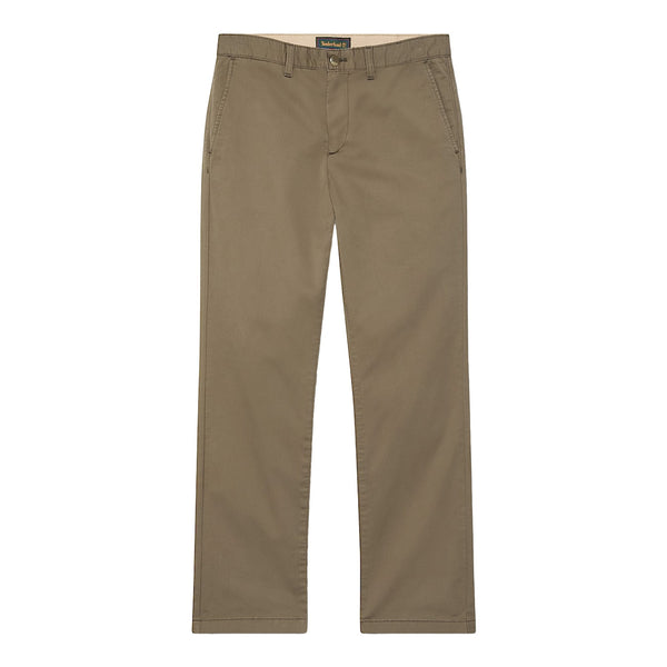 Pantaloni Uomo Chino Claremont gamba dritta Verde
