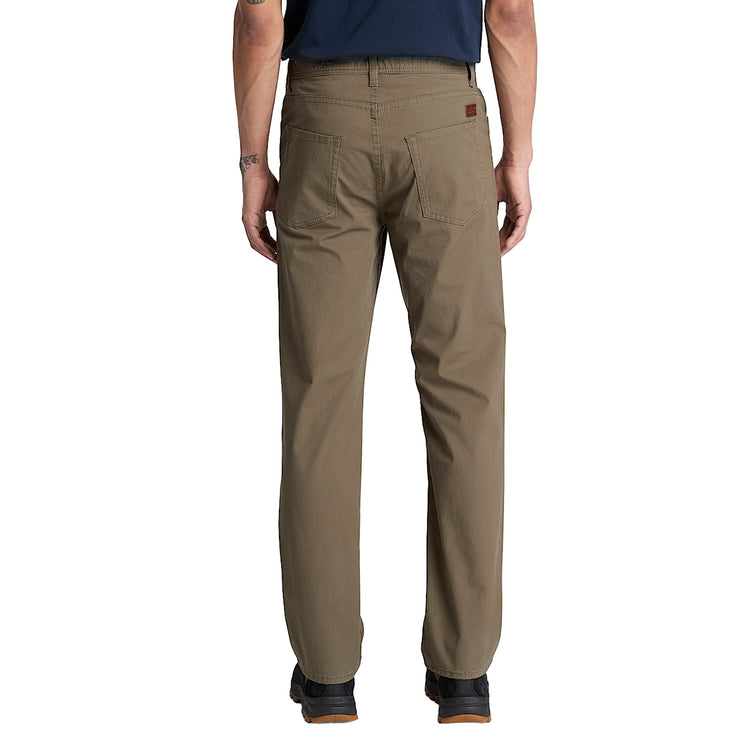 Pantalone Uomo Sandown Cavalry in twill verde modello retro