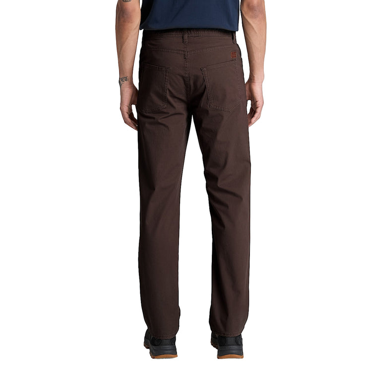 Pantalone Uomo Sandown Cavalry in twill marrone modello retro