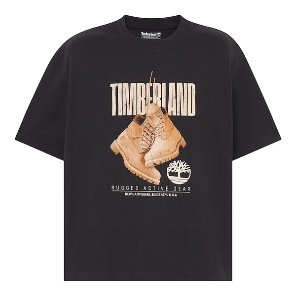 T-shirt Uomo Rugged Boot Nero