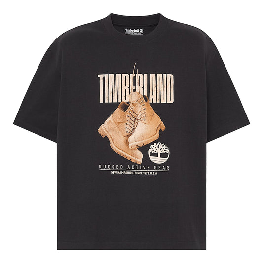 T-shirt Uomo Rugged Boot Nero