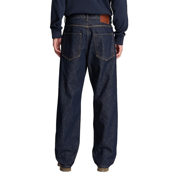 Jeans Uomo Slim fit Blu scuro modello retro