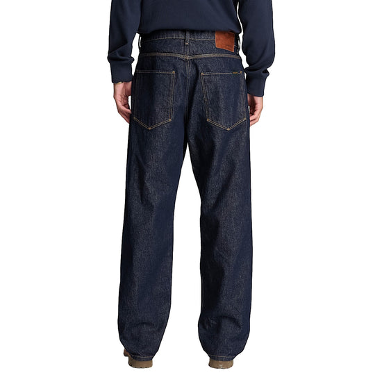 Jeans Uomo Slim fit Blu scuro modello retro