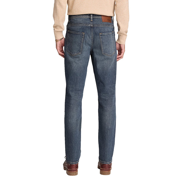 Jeans Uomo Slim fit a gamba affusolata modello retro