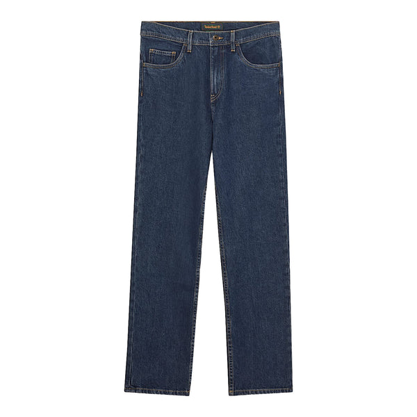 Pantalone Uomo in denim blu a gamba dritta