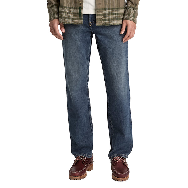 Pantalone Uomo Straight in denim, modello frontale