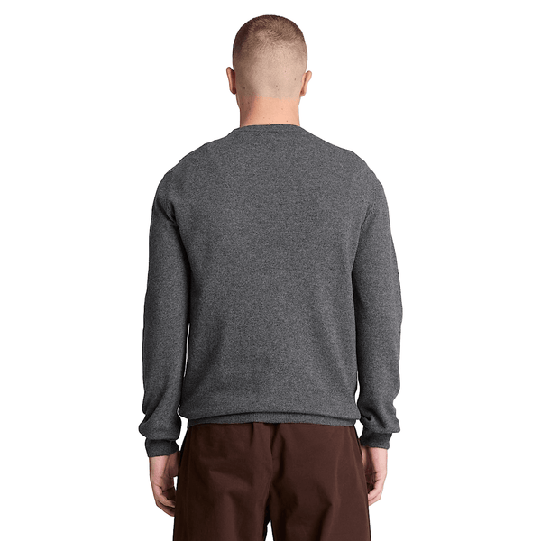 Maglione girocollo Uomo Cohas Brook Grigio modello retro