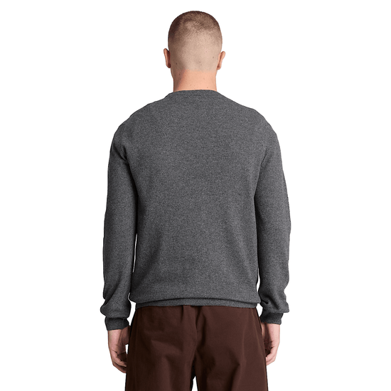 Maglione girocollo Uomo Cohas Brook Grigio modello retro