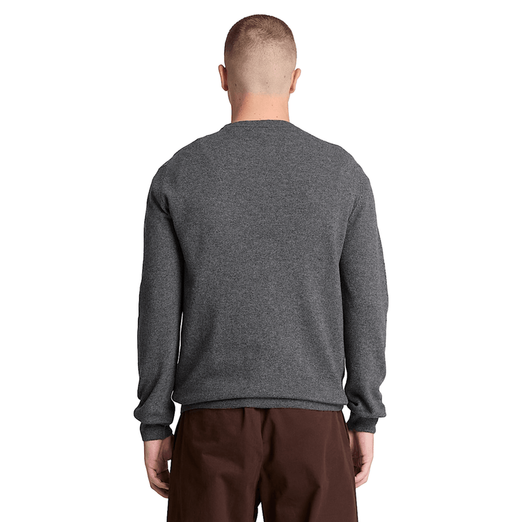 Maglione girocollo Uomo Cohas Brook Grigio modello retro