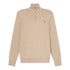 Maglione Uomo Williams River con zip 1/4 Beige chiaro