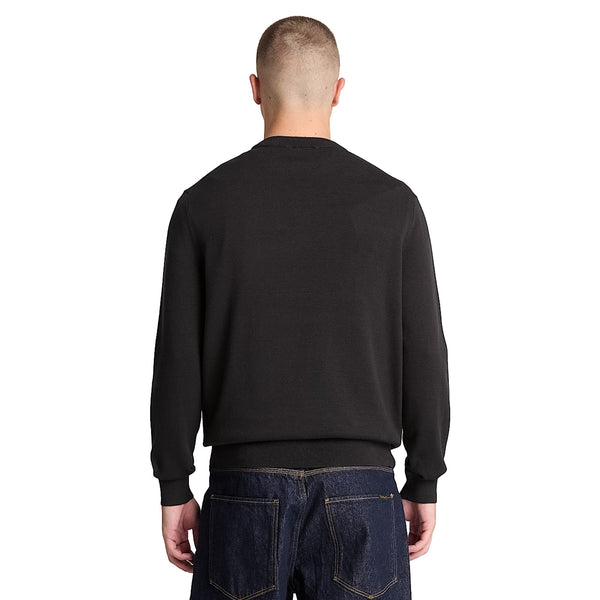 Maglione girocollo Uomo Williams River Nero modello retro