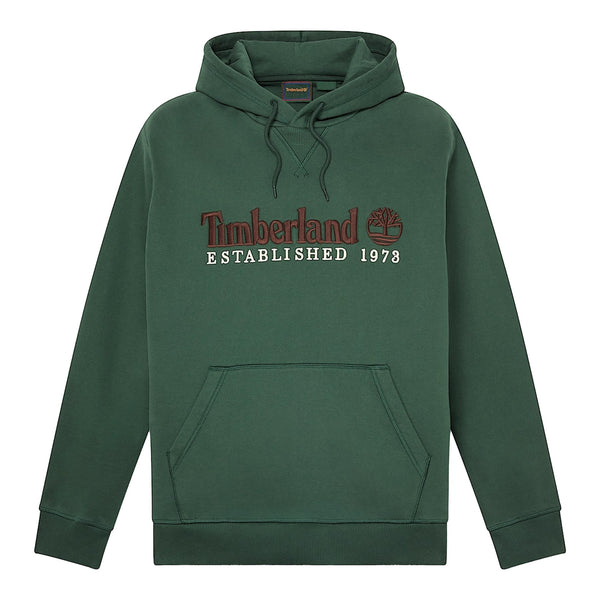 Felpa Uomo con logo Established 1973 Verde