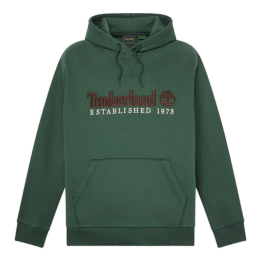 Felpa Uomo con logo Established 1973 Verde