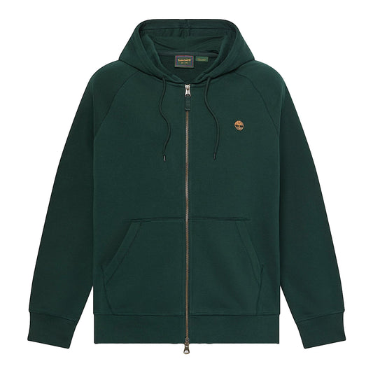 Felpa Uomo Exter River con zip Verde