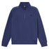 Felpa Uomo Exeter River con zip 1/4 blu