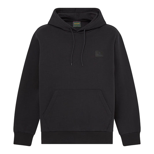 Felpa Uomo con logo piccolo in silicone Nero
