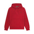 Felpa Uomo con logo piccolo in silicone Rosso