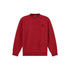 Felpa girocollo Uomo con logo in silicone Rosso