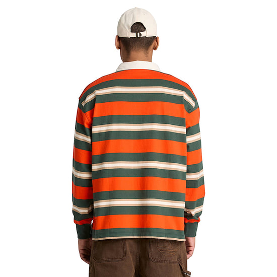 Polo Rugby Uomo dal design a righe modello retro