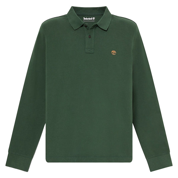 Polo Uomo manica lunga Millers River Verde