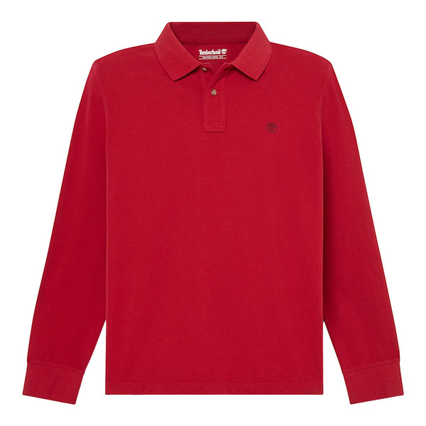 Polo Uomo manica lunga Millers River Rosso