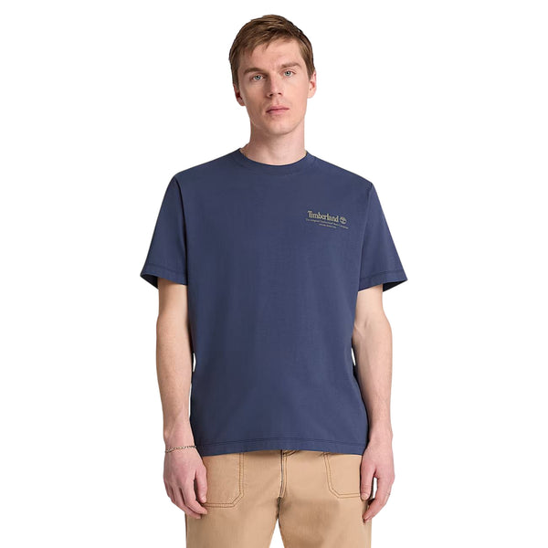 T-shirt Uomo in cotone, con grafica sulla schiena