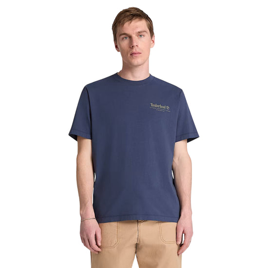 T-shirt Uomo in cotone, con grafica sulla schiena
