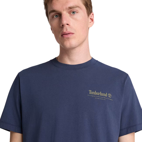 T-shirt Uomo in cotone, con grafica sulla schiena