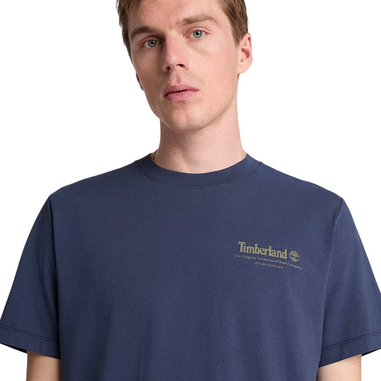 T-shirt Uomo in cotone, con grafica sulla schiena
