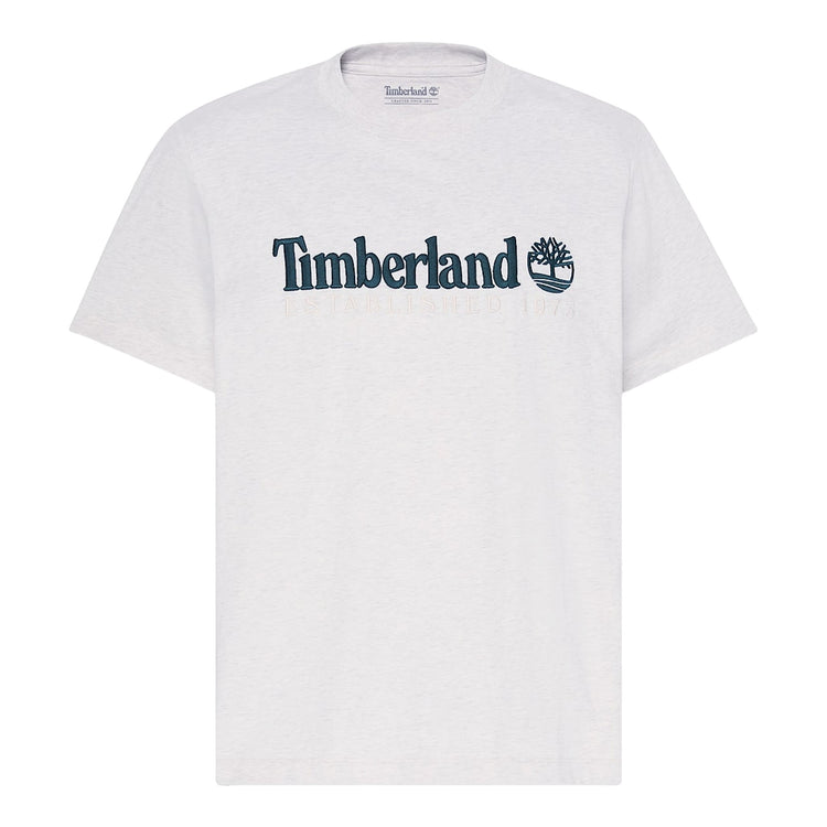 T-shirt Uomo Bianco con ricamo Established 1973