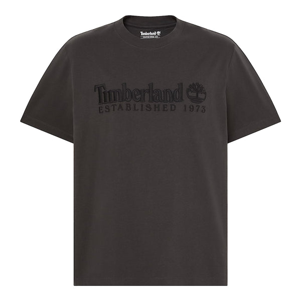 T-shirt Uomo Nero con ricamo Established 1973