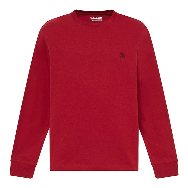 T-shirt Uomo Slim a manica lunga Rosso 