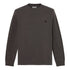 T-shirt Uomo Slim a manica lunga Nero vintage