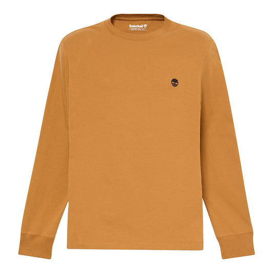 T-shirt Uomo Slim a manica lunga Giallo