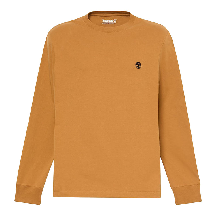 T-shirt Uomo Slim a manica lunga Giallo