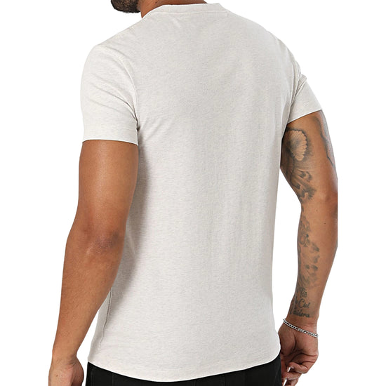 T-shirt Uomo Grigia, Dunstan River, con mini logo