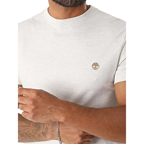 T-shirt Uomo Grigia, Dunstan River, con mini logo