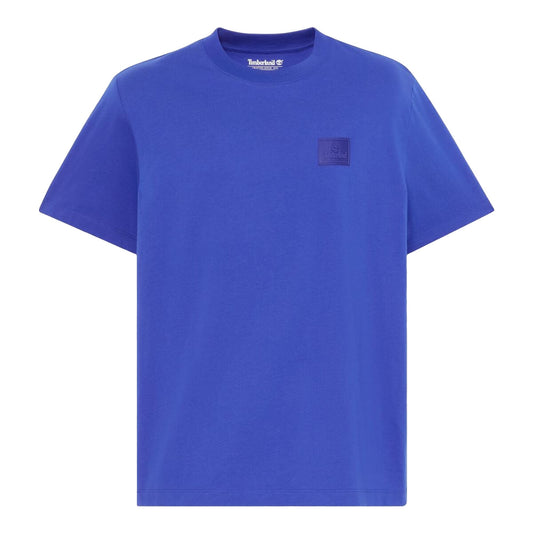 T-shirt Uomo con logo in silicone Blu