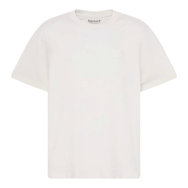 T-shirt Uomo con logo in silicone Bianco