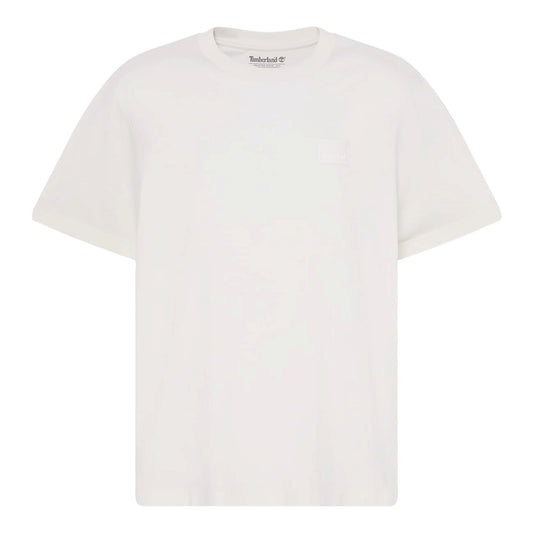 T-shirt Uomo con logo in silicone Bianco