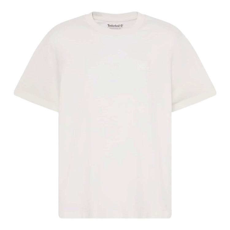 T-shirt Uomo con logo in silicone Bianco